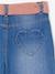 Wide Jeans & Cotton Gauze Belt, Ankle Length, for Girls double stone+stone 