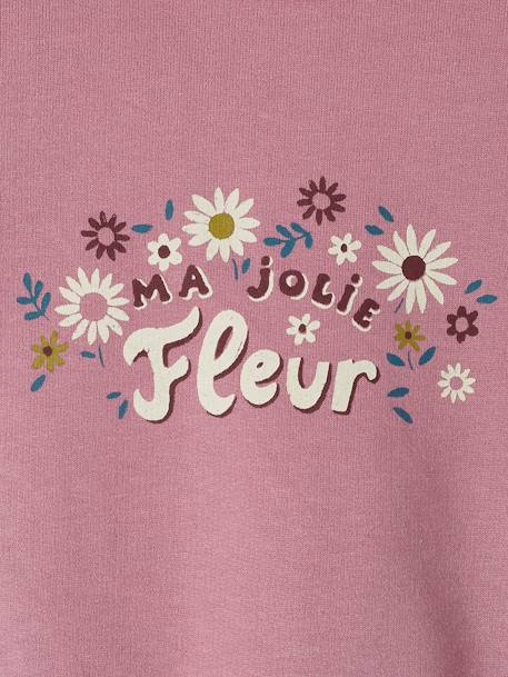 Printed Sweatshirt for Babies mauve 