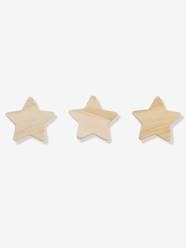 -Set of 3 Star Coat Hooks, Sirius Theme