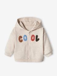 -Zipped Jacket with Hood for Babies