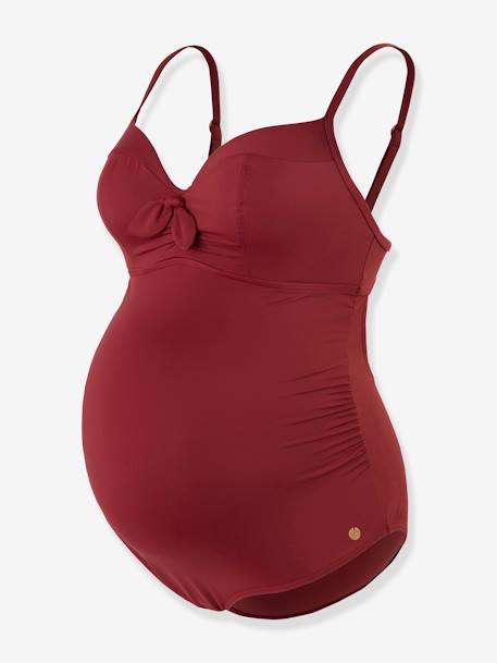 Cache Coeur Rosy Two-Piece Colorblock Maternity Tankini Swimsuit