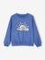 Sunrise Sports Sweatshirt with Shiny Golden Motif, for Girls blue 