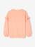 Ruffled Sweatshirt for Girls old rose+peach+rust 