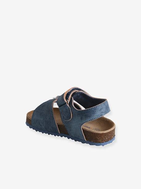 Denim-Effect Sandals for Babies blue 