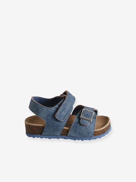 Denim-Effect Sandals for Babies blue 