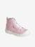 High Top Trainers with Zip & Laces for Children rose 