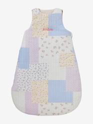 Bedding & Decor-Sleeveless Baby Sleeping Bag in Cotton Gauze, Cottage