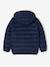 Lightweight Jacket with Recycled Polyester Padding & Hood for Boys BEIGE DARK SOLID WITH DESIGN+blue+denim blue+English green+green+navy blue+petrol blue 