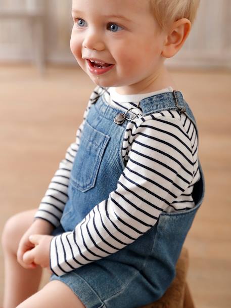 Denim Dungarees for Babies Denim Blue 