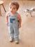 Denim Dungarees, Contrasting Pockets, for Babies bleached denim 