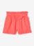 Paperbag Shorts in Cotton Gauze for Girls coral+pale blue+vanilla 