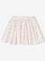 Special Occasion Floral Skirt for Girls ecru+WHITE LIGHT ALL OVER PRINTED 