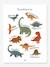 Dinosaurs Poster, Sunny by LILIPINSO brown 