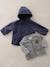 3-in-1 Parka with Detachable Bodywarmer, in Fleece, for Babies slate blue 