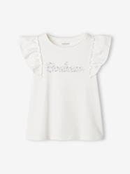 Girls-Tops-T-Shirts-Ruffled T-Shirt for Girls