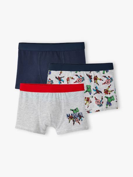 Pack of 3 Avengers Boxers for Boys, by Marvel® navy blue 