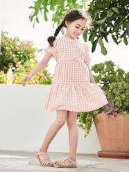 Girls-Frilly Dress with 3/4 Sleeves for Girls