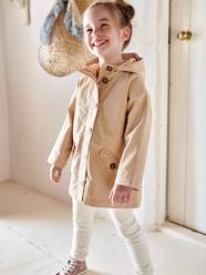 Girls-Coats & Jackets-Coats & Parkas-Hooded Trench Coat, Midseason Special, for Girls