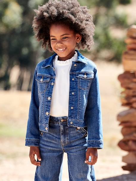 Denim Jacket for Girls double stone+stone 