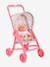 Floral Pushchair - Mon Premier Poupon Doll - COROLLE sweet pink 