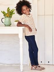 Girls-Trousers-Treggings in Waterless Denim, for Girls