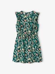 Girls-Dresses-Printed Dress with Ruffles for Girls