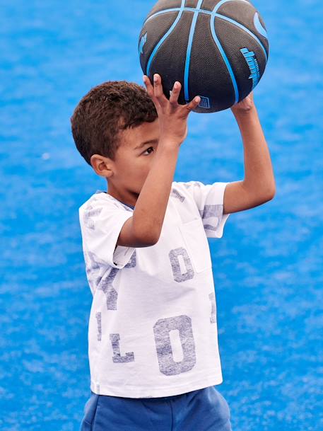 T-Shirt with Large Letters, for Boys white 