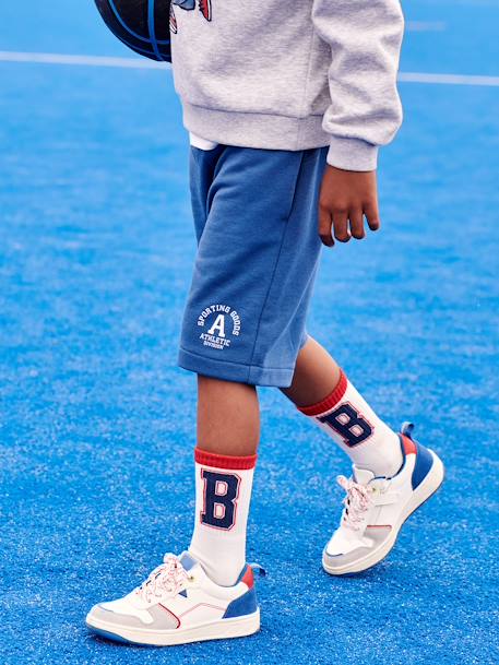 Bermuda Joggers in Fleece for Boys royal blue 