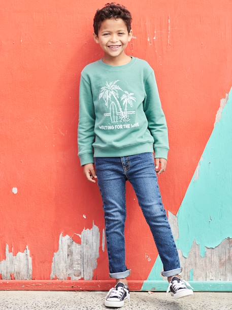 Slim Leg Basics Jeans for Boys stone 