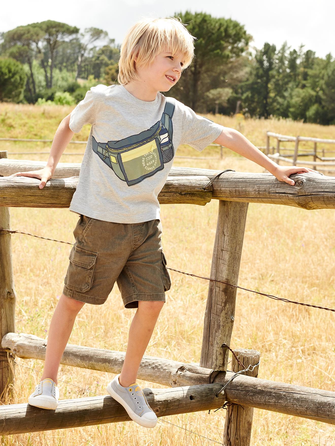 Cargo Shorts for Boys khaki