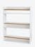 Bookcase with 3 Levels Wood/White 