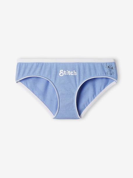 Pack of 5 Stitch Briefs for Girls, by Disney® - sky blue, Girls