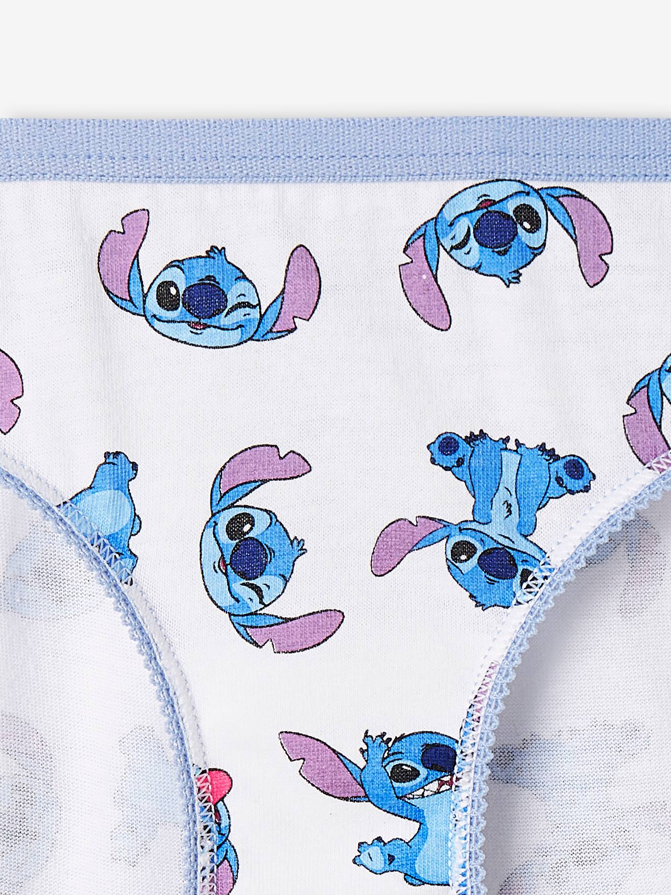 Pack of 5 Stitch Briefs for Girls by Disney sky blue