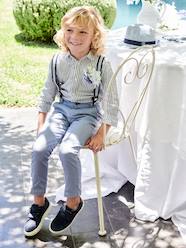 Cotton/Linen Chino Trousers for Boys