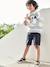 Chino Bermuda Shorts for Boys beige+BLUE MEDIUM SOLID WITH DESIGN+green+grey blue+red 