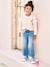 Wide Jeans & Cotton Gauze Belt, Ankle Length, for Girls double stone+stone 