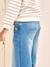 Wide Jeans & Cotton Gauze Belt, Ankle Length, for Girls double stone+stone 