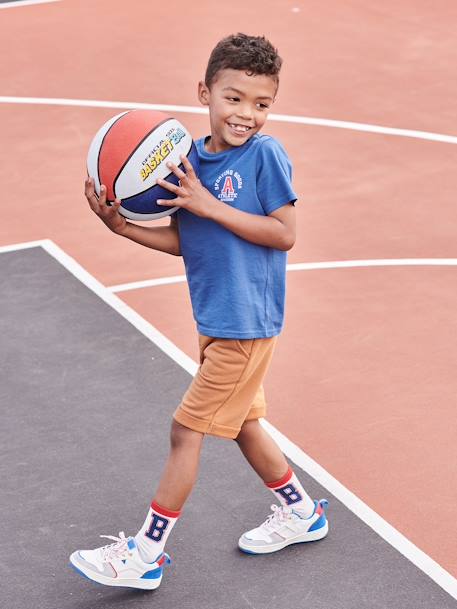 T-Shirt with Sports Motifs for Boys royal blue 