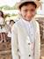 Occasion Wear Cotton/Linen Jacket for Boys Beige+blue+Dark Blue+sage green 