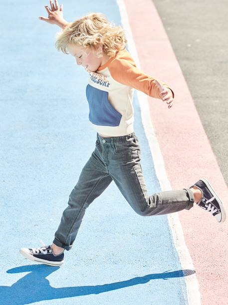 Indestructible Straight Leg Jeans for Boys BLUE DARK SOLID+BLUE DARK WASCHED+denim grey 