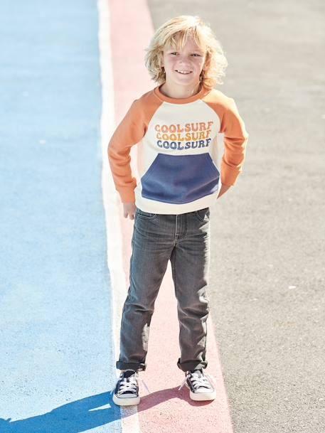 Indestructible Straight Leg Jeans for Boys BLUE DARK SOLID+BLUE DARK WASCHED+denim grey 