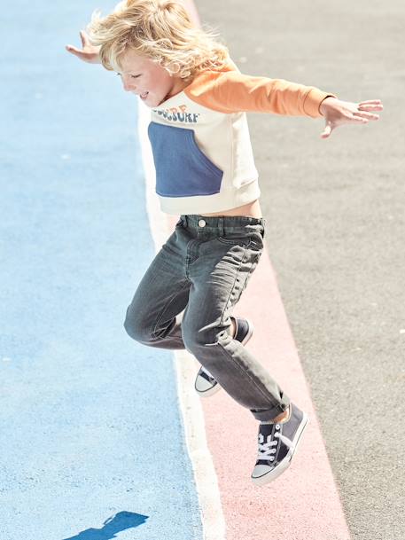 Indestructible Straight Leg Jeans for Boys BLUE DARK SOLID+BLUE DARK WASCHED+denim grey 