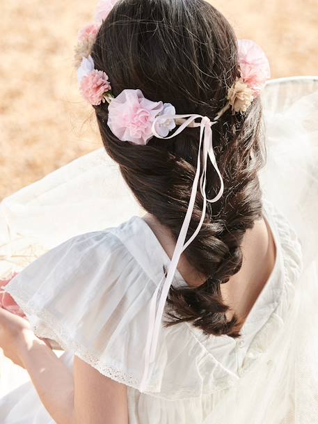 Pink Flower Crown for Girls Light Pink 