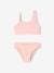 Reversible Bikini for Girls coral 