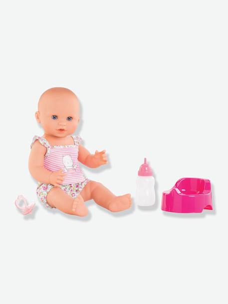 Emma Drink-and-Wet Bath Baby Doll Set, by COROLLE sweet pink 