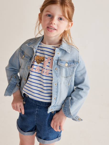 Denim Jacket for Girls double stone+stone 