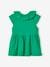 Dress in Cotton Gauze with Frilled Collar, for Babies green+orange 