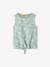 Printed Sleeveless Top with Bow for Girls brut denim+grey blue 