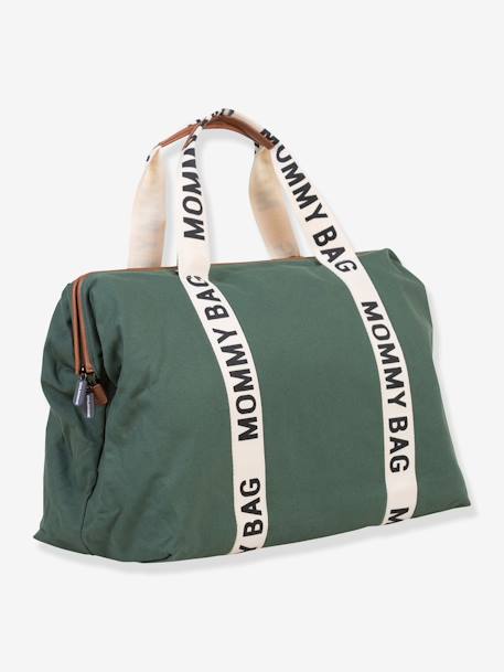 Changing bag, Mommy Bag by CHILDHOME ecru+green+terracotta 