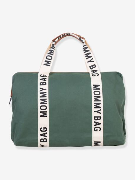 Changing bag, Mommy Bag by CHILDHOME ecru+green+terracotta 